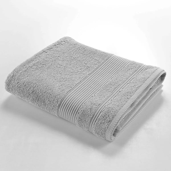 Asciugamano in spugna di cotone grigio chiaro 90x150 cm Tendresse - douceur d'intérieur