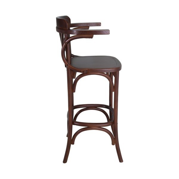 Sedia da bar in olmo marrone (altezza seduta 77 cm) Montmartre - Antic Line-image-3