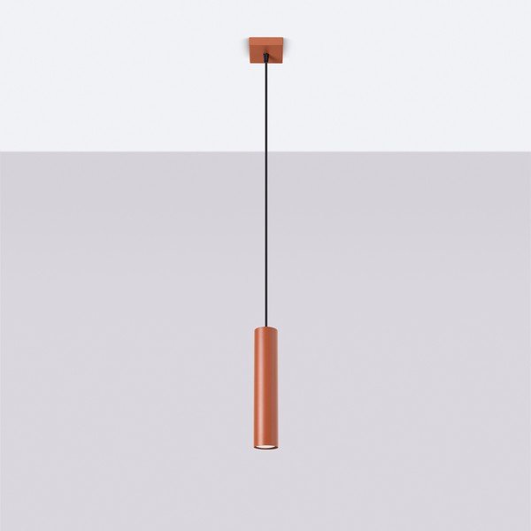 Lampadario color mattone Castro – Sollux-image-2