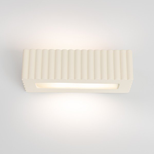 Lampada da parete beige in ceramica Rivena – Sollux-image-2