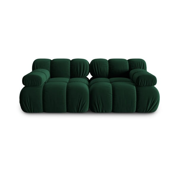 Divano in velluto verde 188 cm Bellis - Micadoni Home