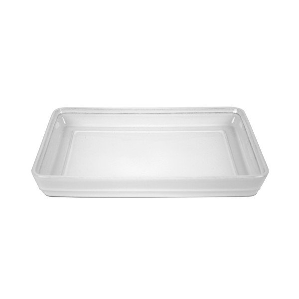 Bílý kameninový tác Costa Nova Friso, délka 30 cm
