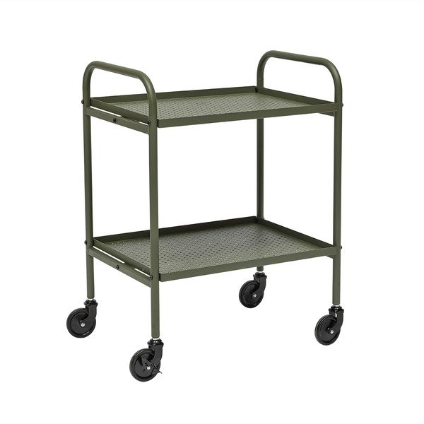 Tavolino da servizio in acciaio su ruote 37,5x52 cm Maki – OYOY Living Design
