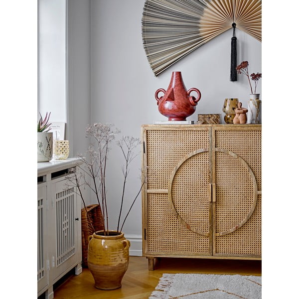 Vaso in gres fatto a mano color crema Savana - Bloomingville-image-2