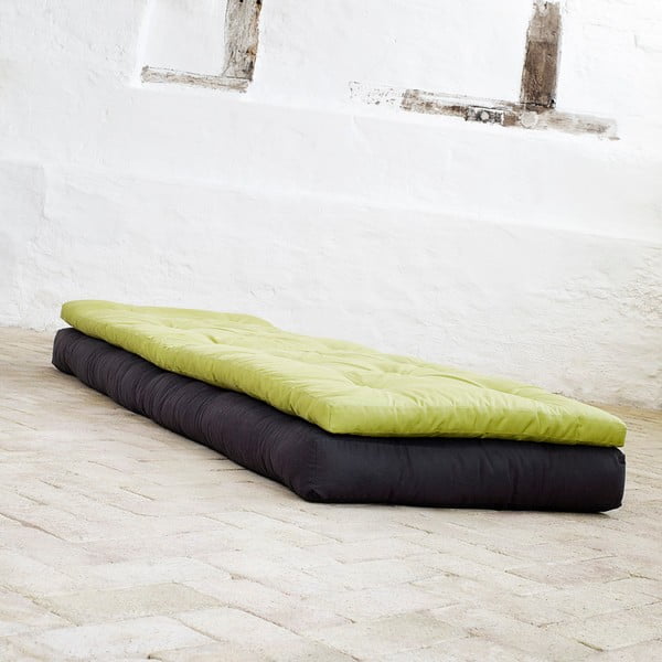 Rozkládací křeslo Karup Buckle Up Black/Lime-image-2