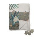 Coperta verde 130x155 cm Peacock – Bloomingville