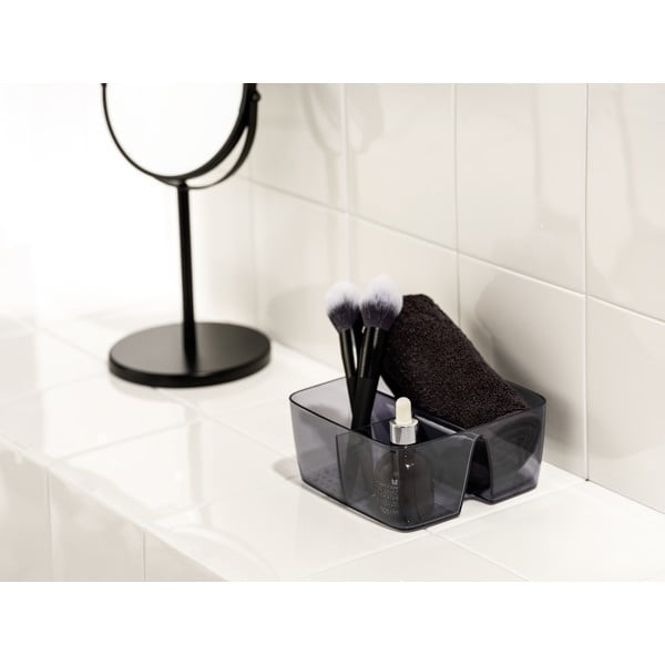 Organizzatore grigio per il bagno in plastica riciclata San Diego - Wenko-image-1