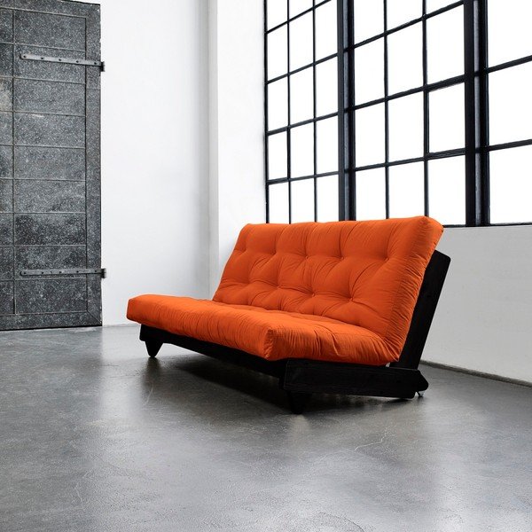 Rozkládací pohovka Karup Fresh Wenge/Orange-image-1