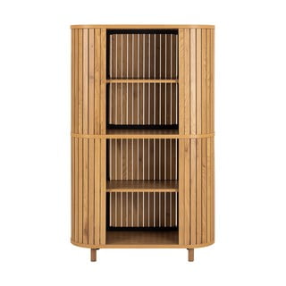 Libreria effetto rovere in colore naturale 100x160x40 cm Colima - Actona