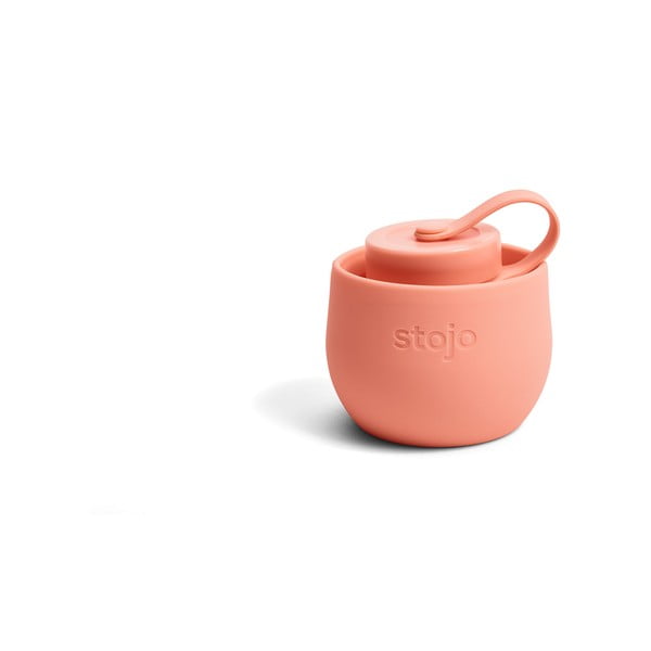 Bottiglia pieghevole arancione Bottiglia Albicocca, 590 ml Spring - Stojo-image-2