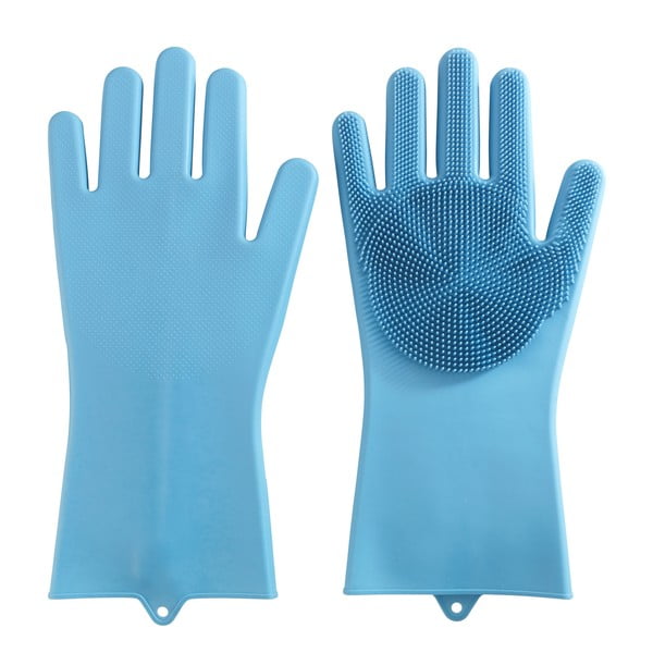Un paio di guanti in silicone per lavare i piatti Rena - Wenko-image-2