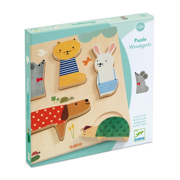 Puzzle a inserimento in legno - Djeco-image-2