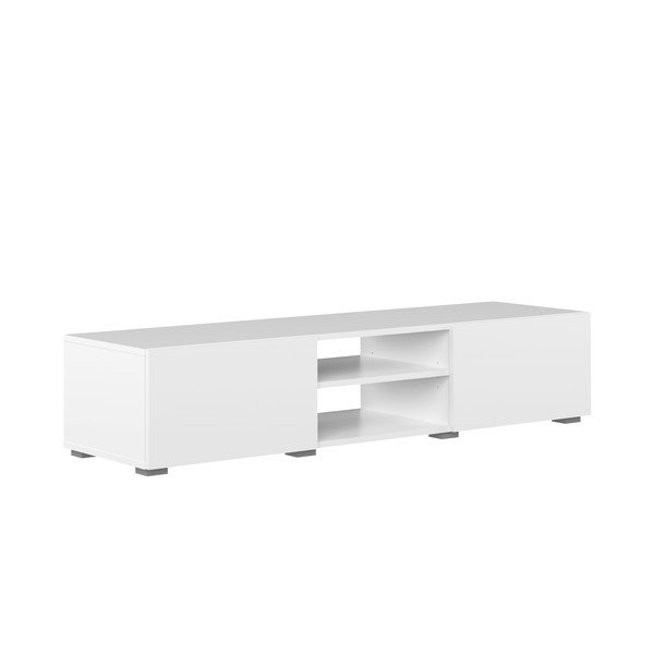 Tavolo TV bianco 140x31 cm Podium - TemaHome-image-2