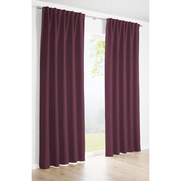 Tenda oscurante bordeaux 140x245 cm Dimout - Gardinia-image-1