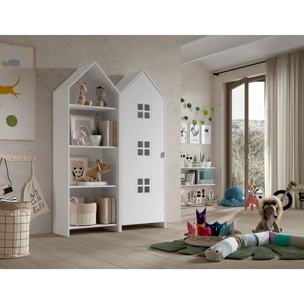 Armadio a giorno bianco per bambini 115x171,5 cm CASAMI BRUGES - Vipack-image-1