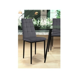 Set di sedie da pranzo in velluto color antracite 2 pz Becca - Støraa