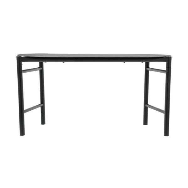 Panca da giardino nera in metallo Disc – Zone