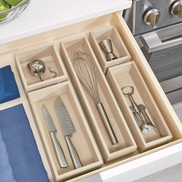 Organizer da cucina in legno di paulownia , 12,7 x 8,4 cm Eco - iDesign-image-3