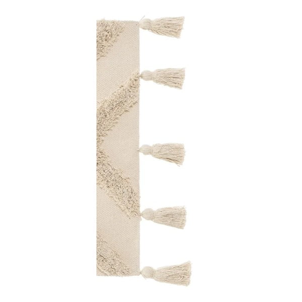 Tappeto in cotone lavabile crema 50x80 cm - Casa Selección-image-2