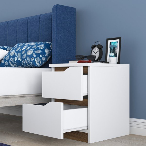 Comodino bianco Erica - Kalune Design-image-2