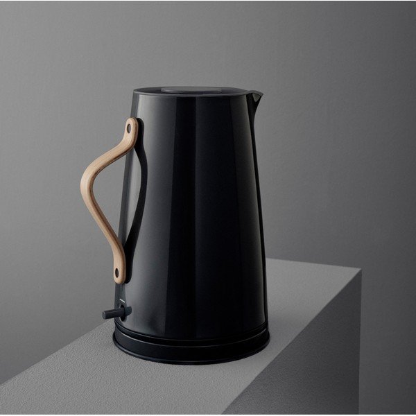 Bollitore nero in acciaio inox 1,2 l Emma – Stelton-image-1