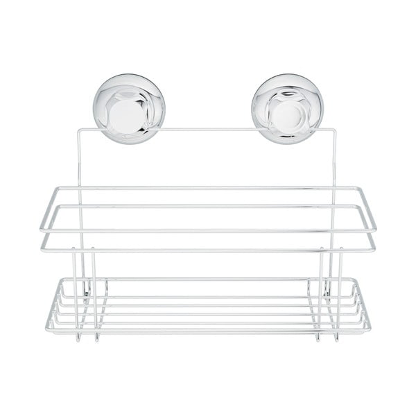 Mensola autoportante in metallo per bagno in argento Bestlock Bath - Compactor-image-3