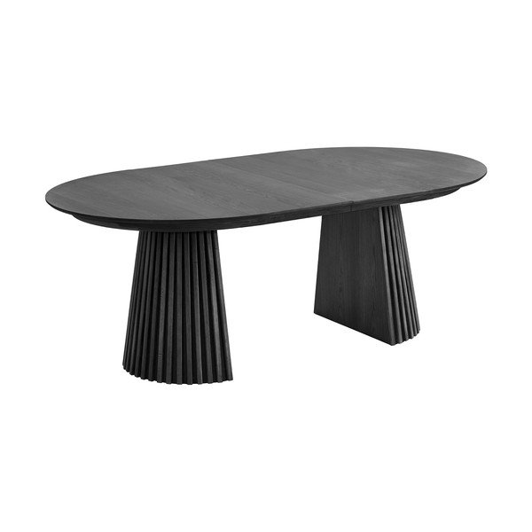 Tavolo da pranzo con effetto rovere allungabile con estensione Osaka – House Nordic