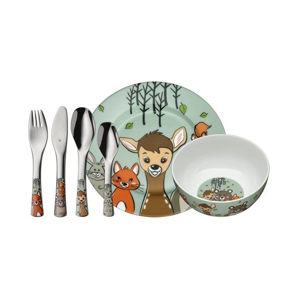 Set da pranzo per bambini in porcellana 6 pz Forest Friends – WMF