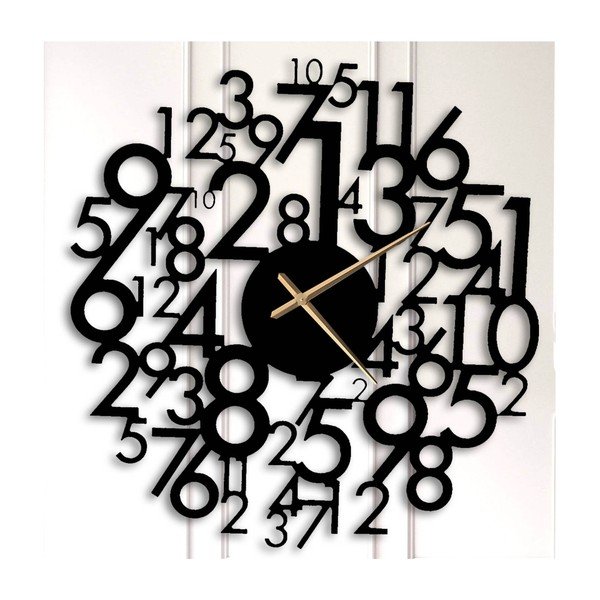Orologio da parete nero Earl - Unknown