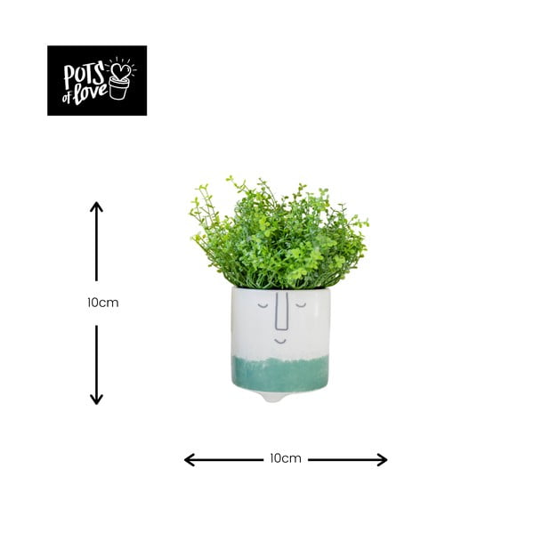 Coprivaso in ceramica ø 10 cm Happy Face - Kitchen Craft-image-2