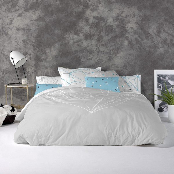 Copripiumino in cotone Cuore, 200 x 200 cm - Blanc