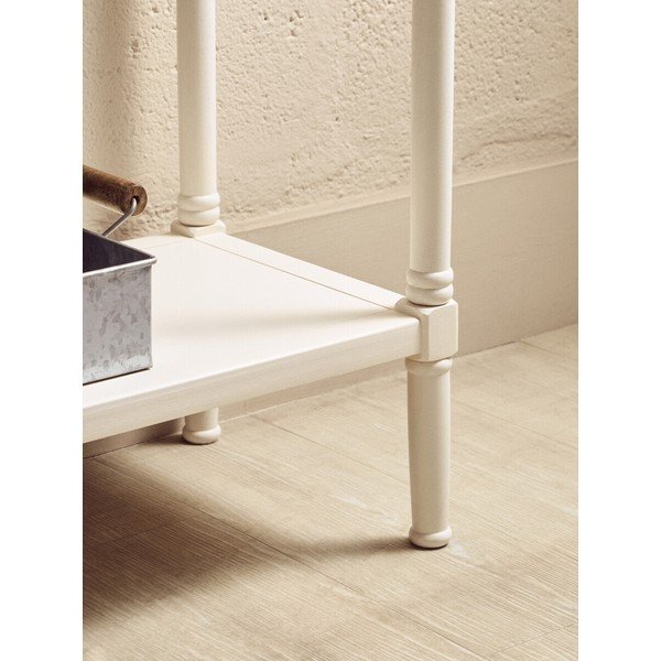Tavolo consolle bianco in pino massiccio 35x91 cm Heritage – Premier Housewares-image-4