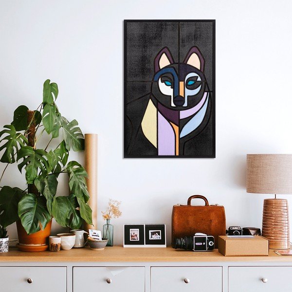 Dipinto 39x59 cm Wolf - Wallity-image-1