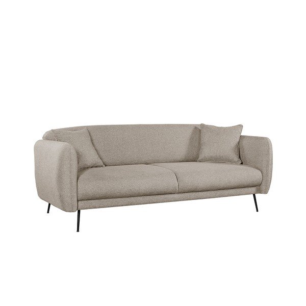 Divano allungabile beige Mallorca - Pandia Home-image-1