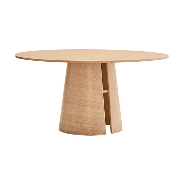Tavolo da pranzo rotondo con effetto frassino ø 157 cm Cep – Teulat-image-2