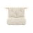 Poltrona color crema allungabile con rivestimento in velluto a coste Hooked – Karup Design