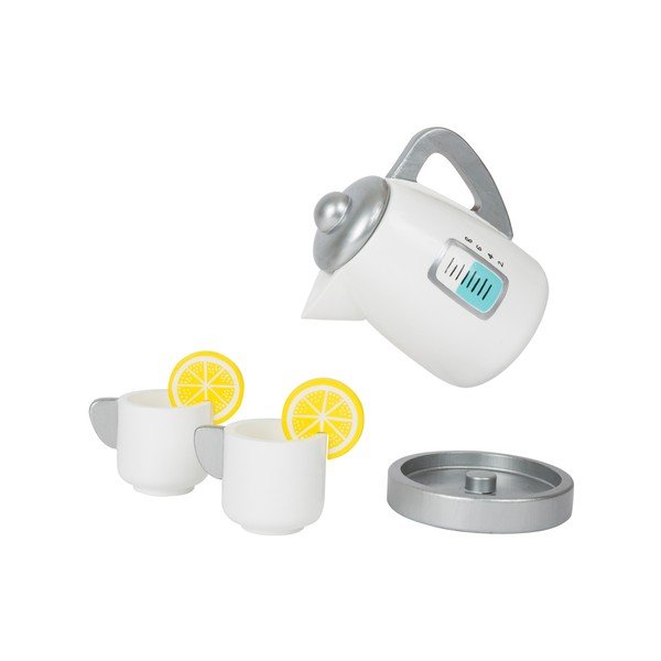 Set di giocattoli da cucina in legno per bambini per la preparazione del tè - Legler-image-1