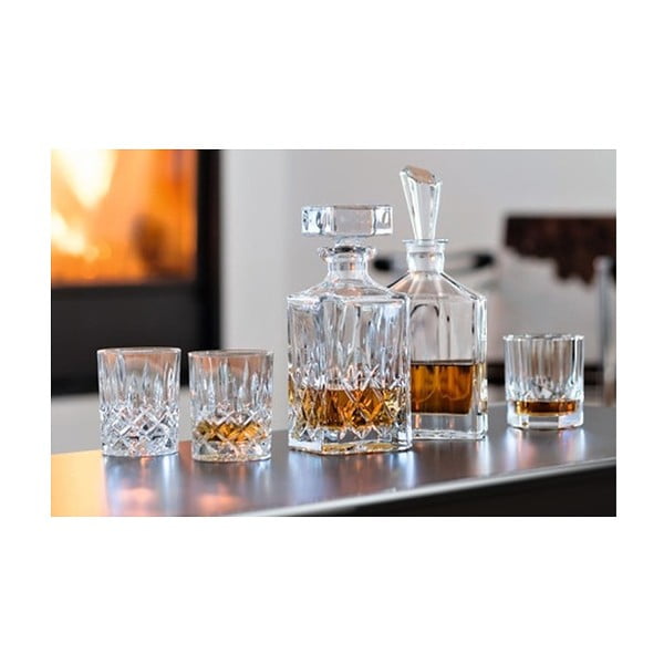 Set Highland Whisky - decanter e 4 bicchieri da whisky in vetro cristallo - Nachtmann-image-2