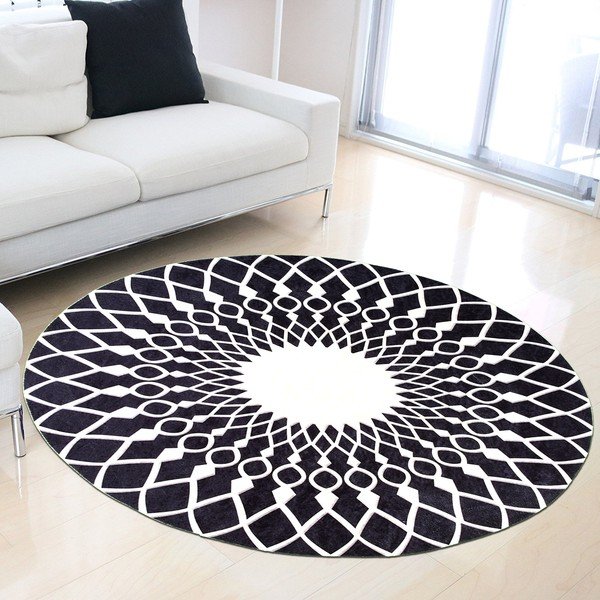 Tappeto Perhena, ⌀ 100 cm - Vitaus-image-2