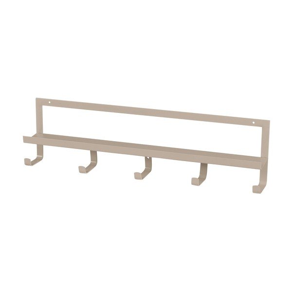Attaccapanni da parete beige con scaffale 50 cm Quinn – WOOOD