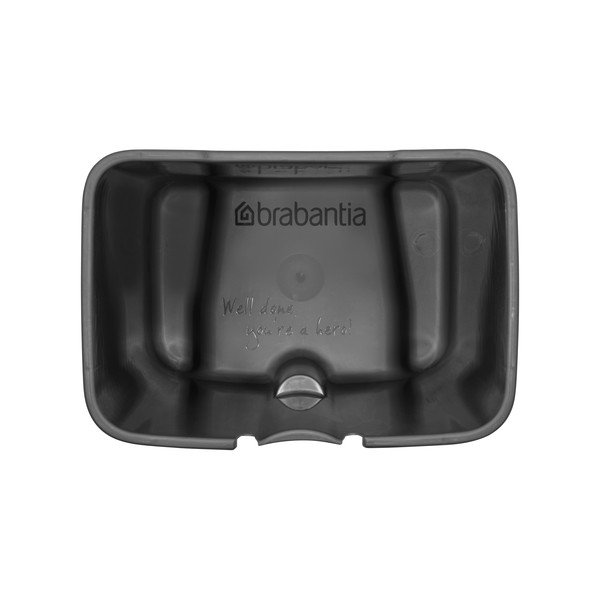 Cestino per la spazzatura color argento opaco in acciaio con pedale 7 l Bo – Brabantia-image-3