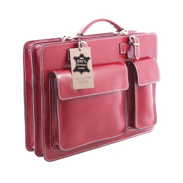 Borsa in pelle rossa Gaia - Chicca Borse-image-3
