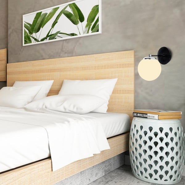 Lampada da parete in bianco e nero My Legend - Opviq lights-image-4