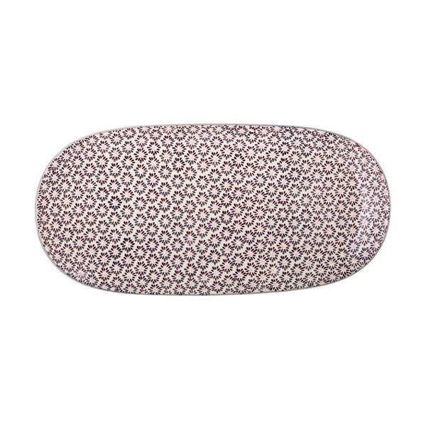 Piatto da portata in gres, 42 x 21 cm Maya - Bloomingville