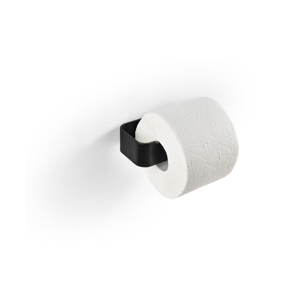 Porta carta igienica da parete nero in metallo Ume – Zone
