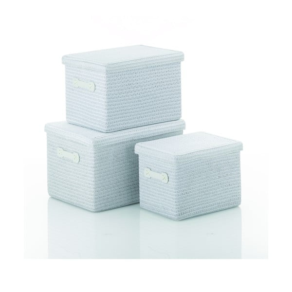 Set di 3 cestini , bianco Rimossa - Kela