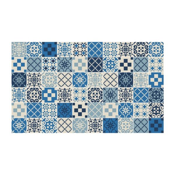Set di 60 decalcomanie murali Piastrelle di cemento Azulejos Caralinera, 15 x 15 cm - Ambiance-image-2