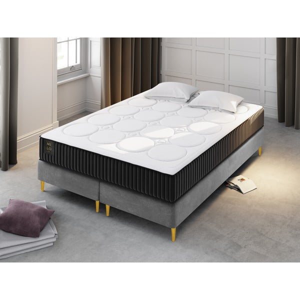 Materasso matrimoniale a molle medie dure/morbide 160x200 cm Enzo - Milo Casa-image-1