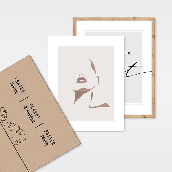 Set di dipinti 3 pz 42x52 cm – knor-image-1