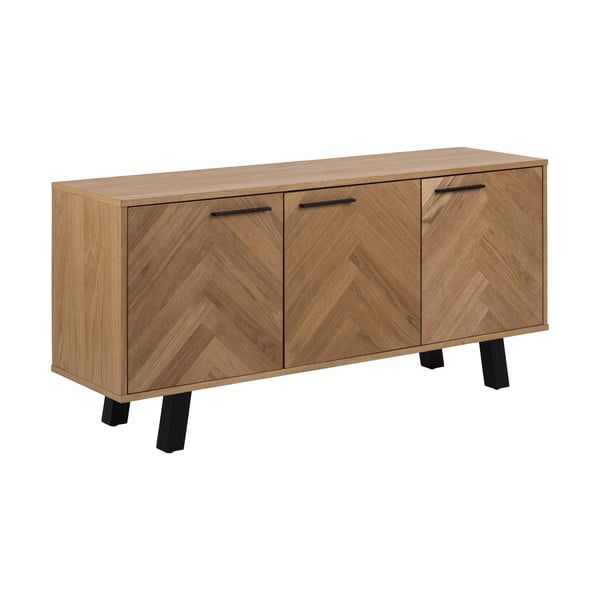 Cassettiera bassa in rovere 150x71 cm Brighton - Actona-image-2